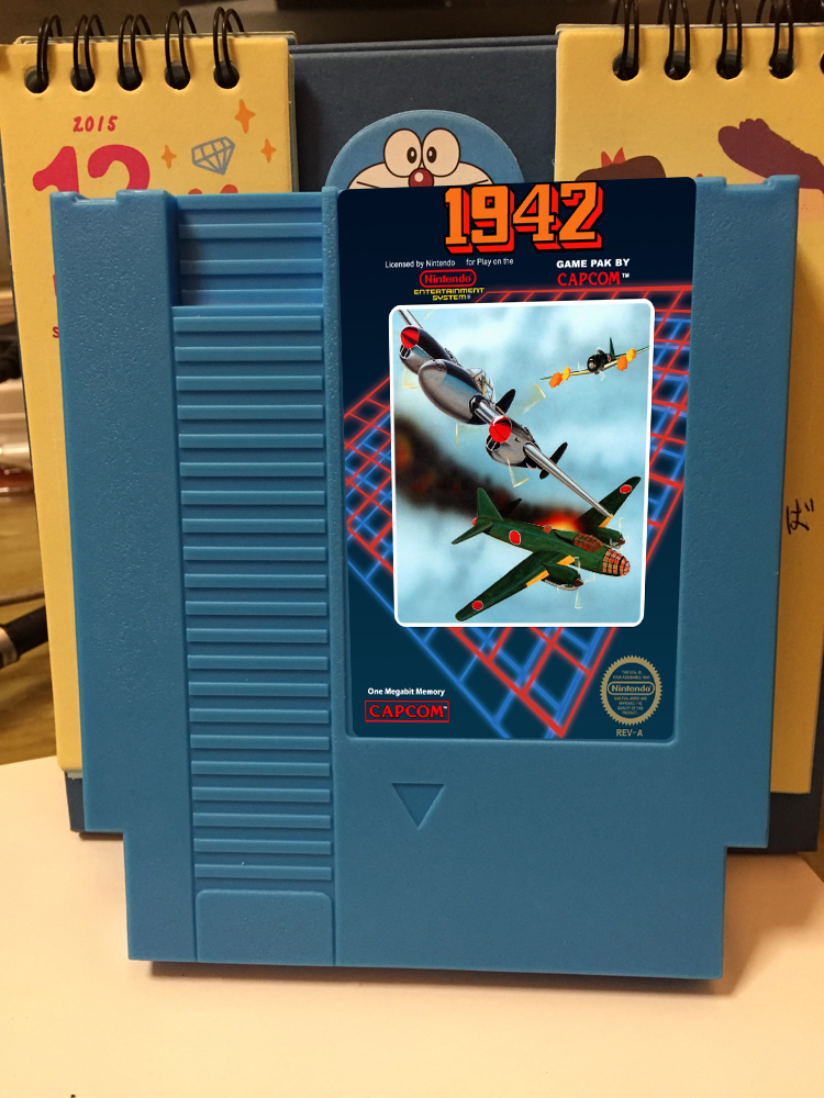 1942 NES Game Cartridge (72Pin)