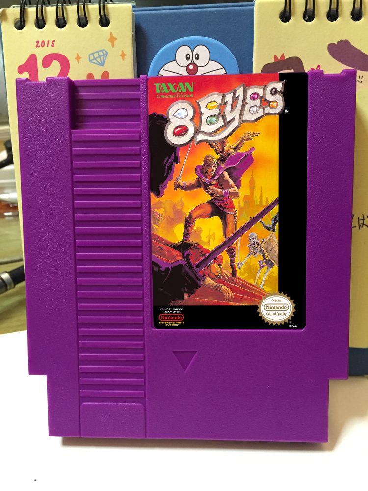 8 Eyes NES Game Cartridge (72Pin)